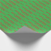 Grappig Kerst Gezegde inpakpapier (Hoek)