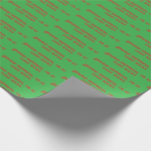 Grappig Kerst Gezegde inpakpapier (Hoek)