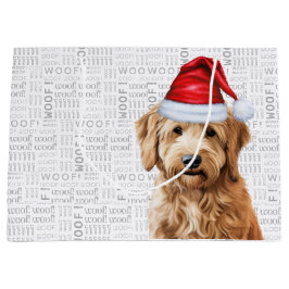 Grappig Kerst Goldendoodle Hondenliefhebber Groot Cadeauzakje