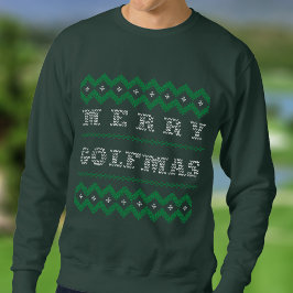 Grappig kerst Golf Merry Golfmas Sweatshirt
