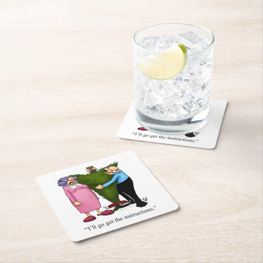 Grappig Kerst Humor Vakantie Onderzetter Gift (Insitu)