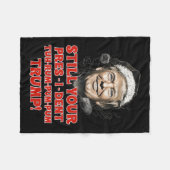 Grappig Kerst President Trump Pyjama Ugly Chris Fleece Deken (Voorkant (Horizontaal))