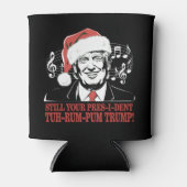 Grappig Kerst President Trump Pyjama's Ugly Xmas Blikjeskoeler (Voorkant)