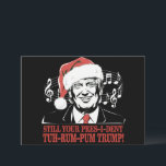 Grappig Kerst President Trump Pyjama's Ugly Xmas Feestdagenkaart<br><div class="desc">Grappig Kerst President Trump Pyjama's Ugly Xmas</div>