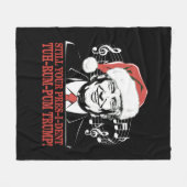 Grappig Kerst President Trump Pyjama's Ugly Xmas Fleece Deken (Voorkant (Horizontaal))