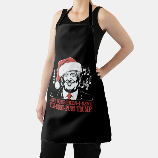 Grappig Kerst President Trump Pyjama's Ugly Xmas Schort (Insitu)