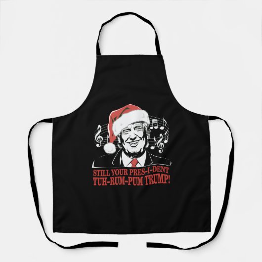 Grappig Kerst President Trump Pyjama's Ugly Xmas Schort (Voorkant)