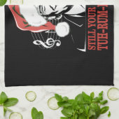 Grappig Kerst President Trump Pyjama's Ugly Xmas Theedoek (Gevouwen)