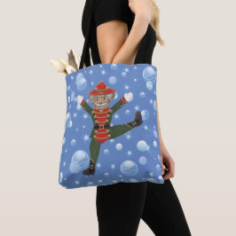 Grappig kerst Schattige notenkrakerballet Tote Bag