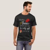 Grappig kerst spelen bunco met mij is cadeau bunc t-shirt (Voorkant volledig)