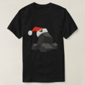 Grappig Kerst steenkool Graphic T-shirt (Design voorkant)
