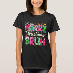 Grappig Kerst T-shirt Jongens Kerstmannen Tienerjo