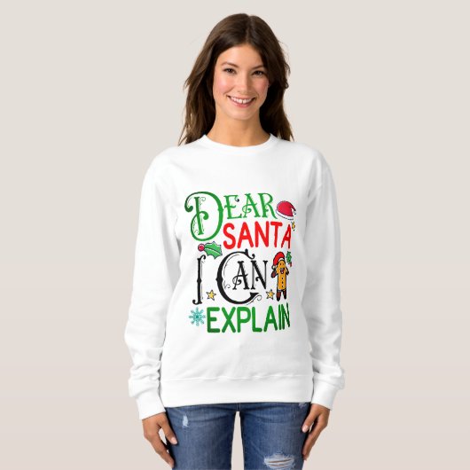 Grappig kerst t-shirt met een vrolijk ontwerp (Voorkant volledig)