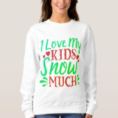Grappig kerst T-shirt met liefde voor kinderen (Voorkant)