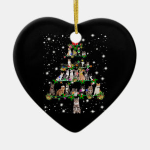 Grappig kerstbomen T-shirt Ornament Decor Gift