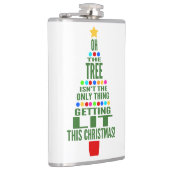 Grappig kerstboom | Humor "Lit Holiday" Heupfles (Rechts)