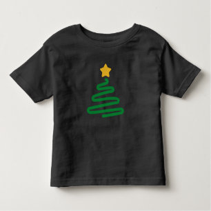 Grappig kerstboom kinder shirts