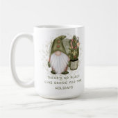 Grappig kerstboomgaard, geen plek als Gnome Koffiemok (Links)