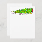 Grappig kerstboomHumor Feestdagenkaart (Voorkant / Achterkant)