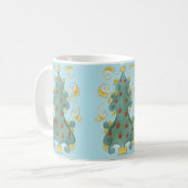 Grappig kerstboomontwerp koffiemok (Voorkant links)