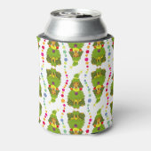 Grappig kerstboompoodle blikjeskoeler (Blikje Achterkant)