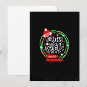 Grappig kerstboomvloed Jollllelijkste bunch van A- Kaart (Voorkant / Achterkant)