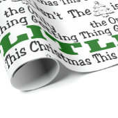 Grappig kerstboomwerk is niet alleen maar iets om cadeaupapier (Rol Hoek)