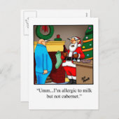 Grappig kerstBriefkaart Feestdagenkaart (Voorkant / Achterkant)