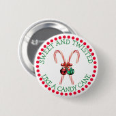Grappig kerstButton Ronde Button 5,7 Cm (Voorkant /achterkant)