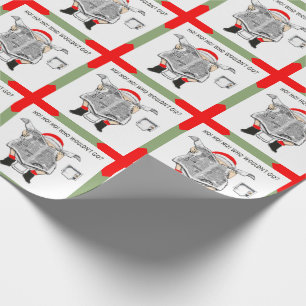 Grappig kerstcadeau cadeaupapier