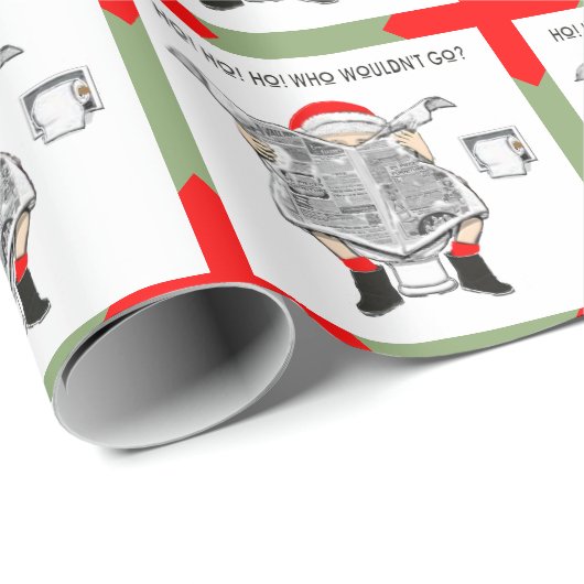 Grappig kerstcadeau cadeaupapier (Rol Hoek)