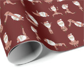 Grappig kerstcadeau cadeaupapier (Rol Hoek)