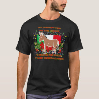 Grappig kerstcadeau Dominick de Italiaanse Christm T-shirt