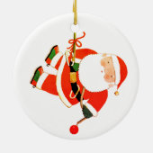 Grappig kerstcadeau om te bewaren keramisch ornament (Achterkant)