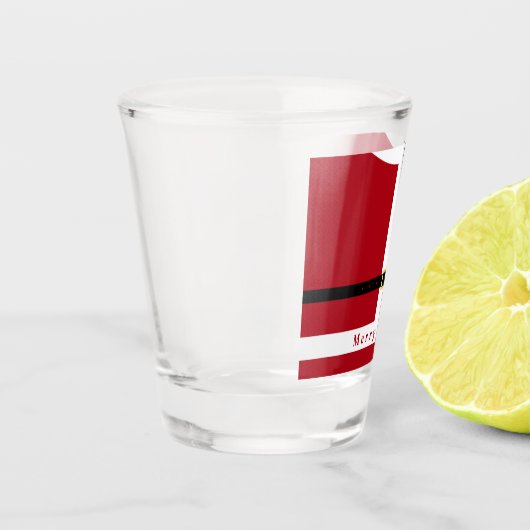 Grappig kerstcadeau Santa Shot Glass Shot Glas (Links)