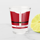 Grappig kerstcadeau Santa Shot Glass Shot Glas (Voorkant)