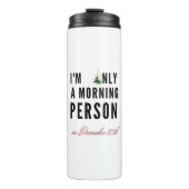 Grappig kerstcadeau thermosbeker (Voorkant)