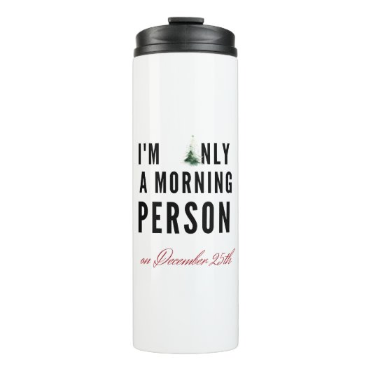 Grappig kerstcadeau thermosbeker (Voorkant)