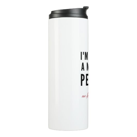 Grappig kerstcadeau thermosbeker (Gedraaid links)