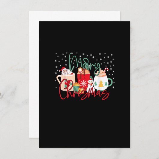 Grappig kerstcadeau voor dames en heren kaart (Voorkant / Achterkant)