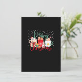 Grappig kerstcadeau voor dames en heren kaart (Staand voorkant)