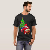 Grappig kerstcadeau voor de bomen in Thong-kerstca T-shirt (Voorkant volledig)