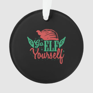 Grappig kerstcadeau voor een kerstcadeau ornament