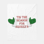 Grappig kerstcadeau voor feestdag fleece deken (Voorkant)