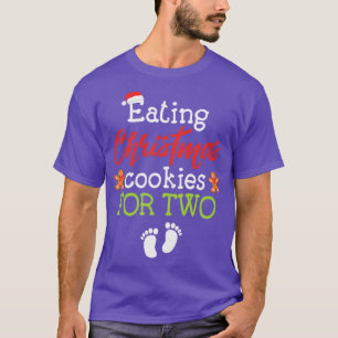 Grappig kerstcadeau voor zwangere vrouwen t-shirt