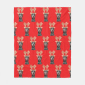 Grappig kerstcadeaufotografie fleece deken (Voorkant)