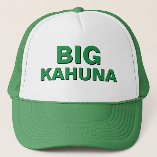 Grappig kerstcadeauidee voor pap BIG KAHUNA Trucker Pet (Voorkant)