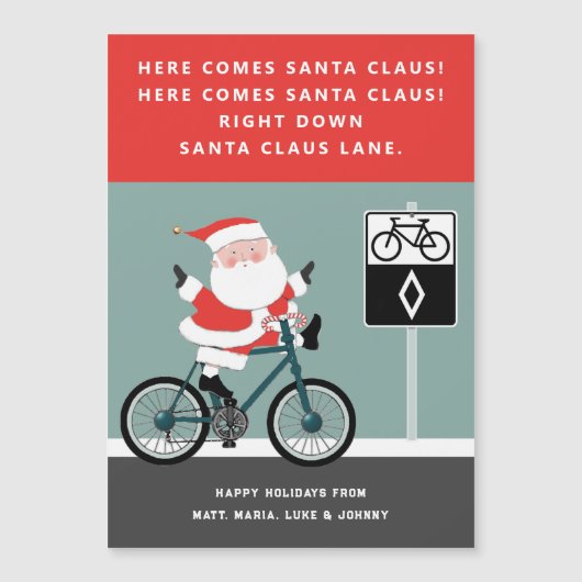 Grappig kerstcadeaukaartje voor feestdagen (Voorkant)