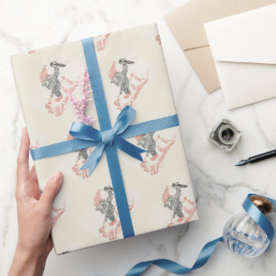 Grappig kerstcadeaupapier voor koepels cadeaupapier