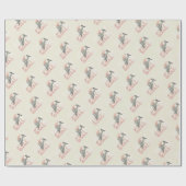 Grappig kerstcadeaupapier voor koepels cadeaupapier (Vlak)